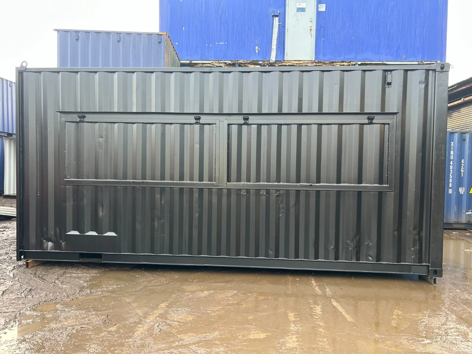 20ft x 8ft Shipping Container Food Kiosk – Street Food & Coffee Shop Unit - Image 3