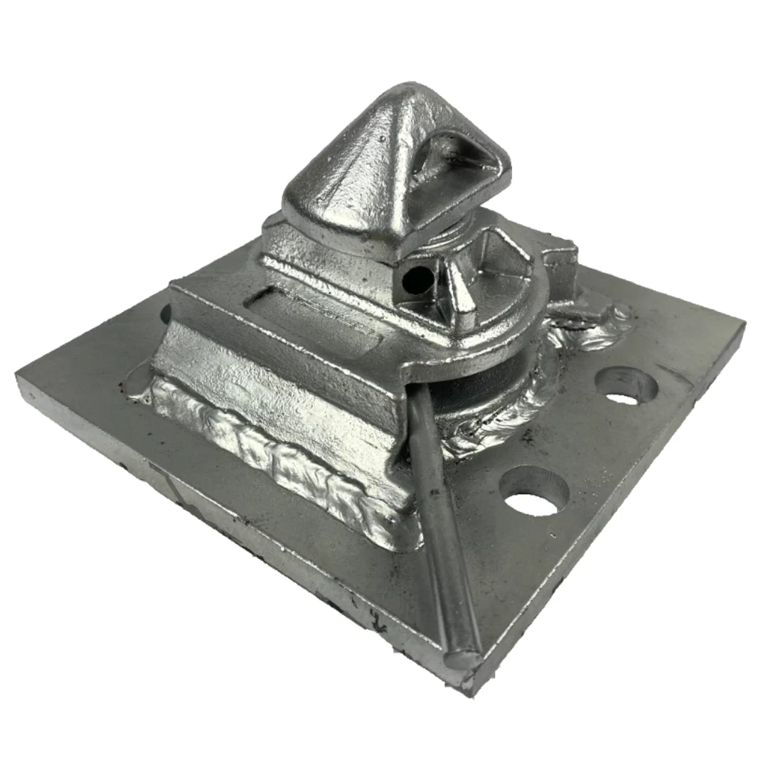 Shipping Container Twistlock Fixing Plate – Ground Fixing Bolt Down ISO Standard